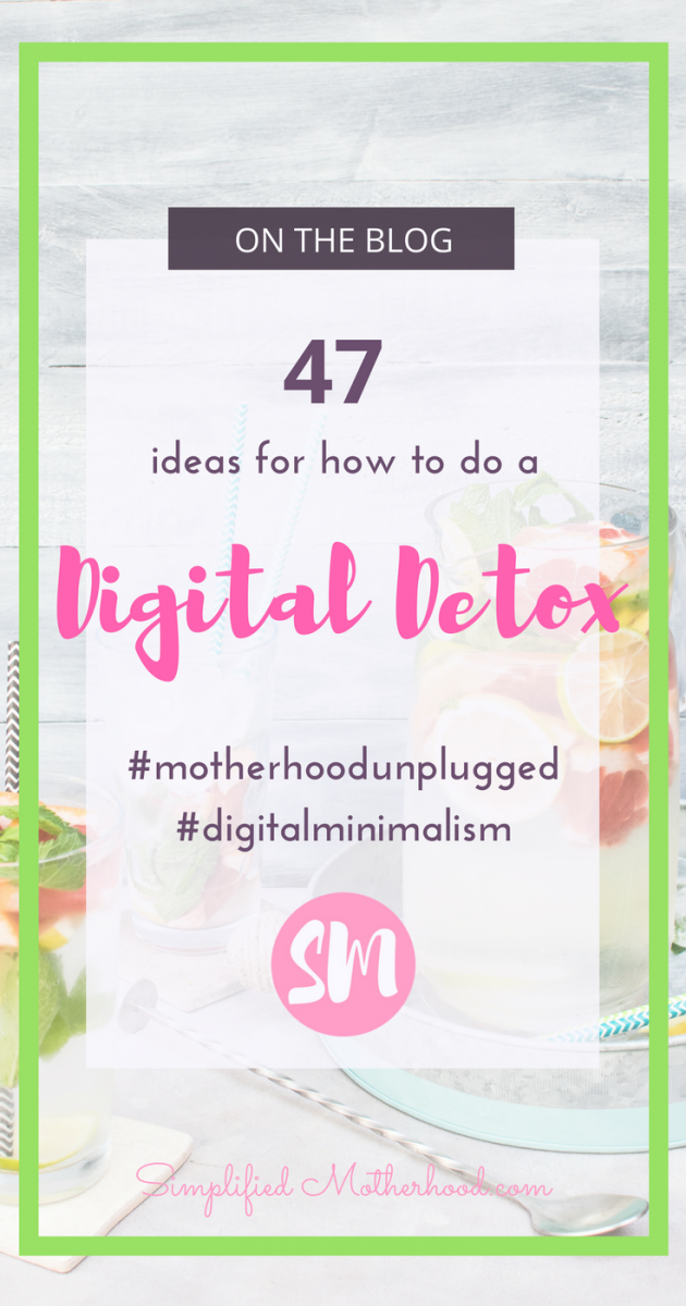 47 Ideas for How to do a Digital Detox This spring Pinterest